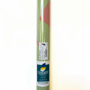 Rotolo Carta Regalo 100x40 cm Perlato Contraste Pistacchio/Fragola