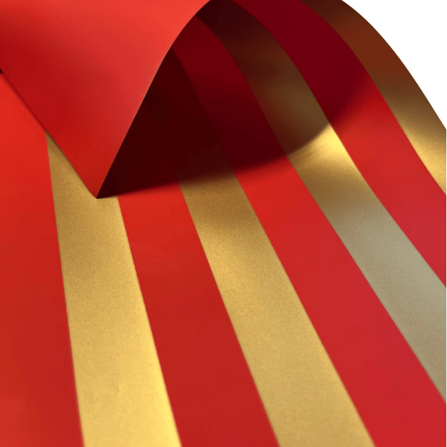 Rotolo Carta Regalo 100x40 cm Dixie Rosso Oro 1 Rotolo Carta Regalo 100x40 cm Dixie Rosso Oro