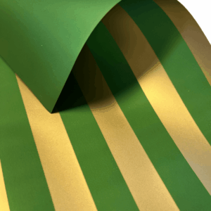 Rotolo Carta Regalo 100x40 cm Dixie Verde Oro