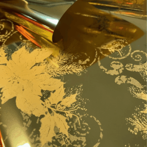 Rotolo Carta Regalo 100x40 cm Ester Crema Oro