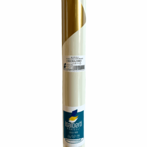 Rotolo Carta Regalo 100x40 cm Contraste Deluxe Crema Oro