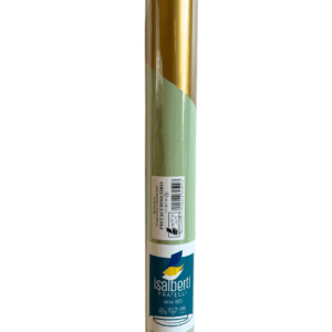 Rotolo Carta Regalo 100x40 cm Contraste Deluxe Pistacchio Oro