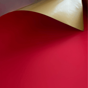Rotolo Carta Regalo 100x40 cm Contraste Deluxe Rosso Oro