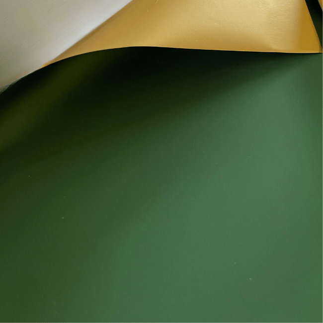 Rotolo Carta Regalo 100x40 cm Contraste Deluxe Verdone Oro 2 Rotolo Carta Regalo 100x40 cm Contraste Deluxe Verdone Oro - immagine 2